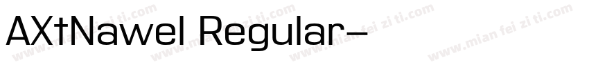 AXtNawel Regular字体转换